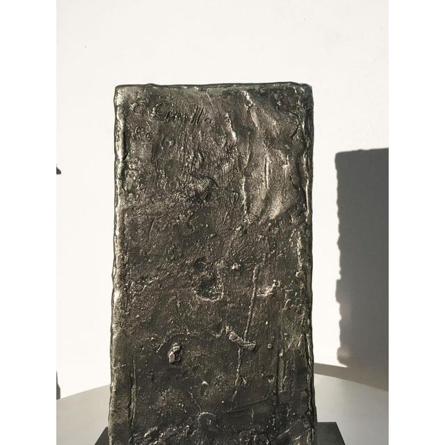 Edmondo Cirillo, Italian Abstract Sculpture, 1985, Bronze For Sale - Image 14 of 18
