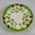 1900 - 1909 Sarreguemines Art Nouveau Majolica Orchid Plate For Sale - Image 5 of 11