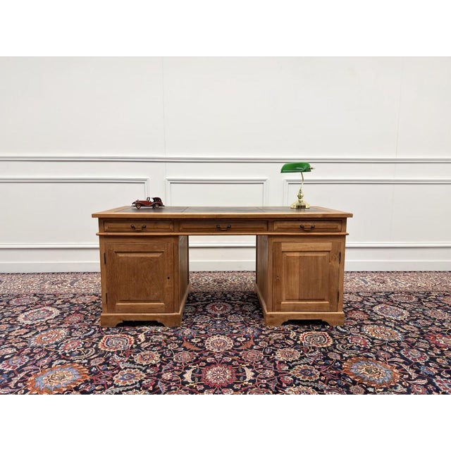 About this English Classic Teak Wood Desk Classic and Elegant | Antique desks in English, Classic and Chesterfield style....