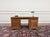 About this English Classic Teak Wood Desk Classic and Elegant | Antique desks in English, Classic and Chesterfield style....