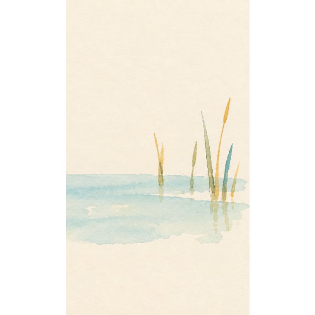 Coastal Bird Art Print – Blue Heron in a Quiet Marsh, 36" X 24" For Sale In Buffalo - Image 6 of 7
