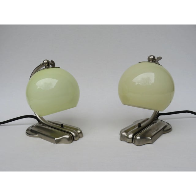 Art Deco Table Lamps from WMF Geislingen, Set of 2 For Sale - Image 3 of 15