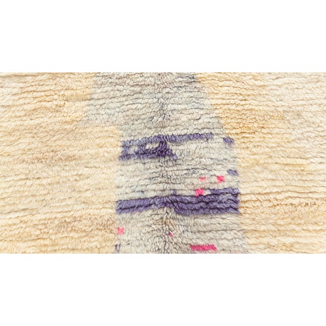 Tribal Modern Moroccan Hand-Knotted Wool Rug by Doris Leslie Blau For Sale - Image 3 of 8