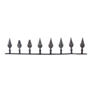 Antique French Iron Spear Architectural Element For Sale