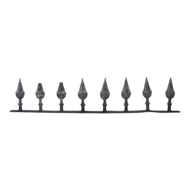 Antique French Iron Spear Architectural Element For Sale