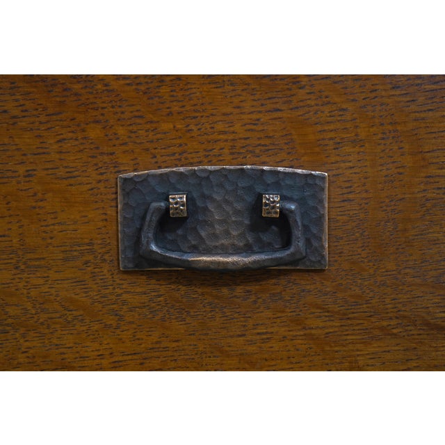 Stickley Mission Oak 1 Door 1 Drawer Media Cabinet For Sale - Image 11 of 18