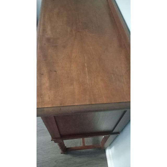 Vintage Wooden Console or Server Cabinet Late 20s For Sale - Image 16 of 18