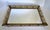 Metal Vintage Hollywood Regency Pierced Gold-Tone Metal Wall or Vanity Mirror For Sale - Image 7 of 10