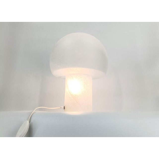 Glass Mushroom Table Lamps from Peil and Putzler, 1970s, Set of 2 For Sale - Image 7 of 14