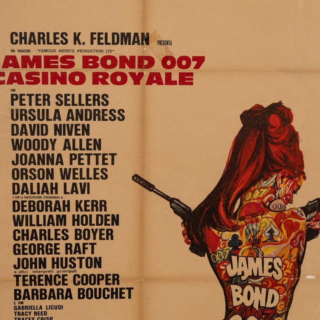 James Bond 007 Casino Royale Poster, 1967 For Sale - Image 11 of 18