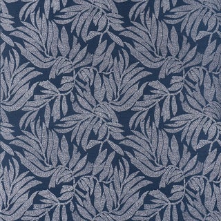 Schumacher Tayrona Palm Mosaic Sisal Wallcovering In Pacific Ocean Hues For Sale