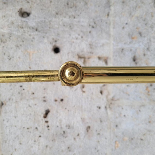 Floor Lamp in Gold-Plated Metal, Spain, 1970s For Sale - Image 4 of 18