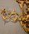 Mid 20th Century Pair of Asian-style Gilded Wall Sconces For Sale - Image 4 of 11
