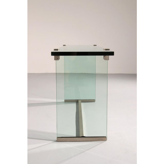 Mid-Century Modern Glass Model T30 Side Table by Peter Ghyczy, 1970s For Sale - Image 3 of 11