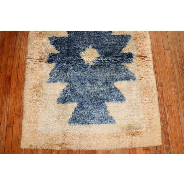 Mid-20th Century Turkish Tulu Rug Measures: 3'10" x 5'5".