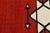 9x12 Modern Navajo Style Flatweave Red Wool Area Rug - Geometric Star & Diamond For Sale - Image 11 of 11
