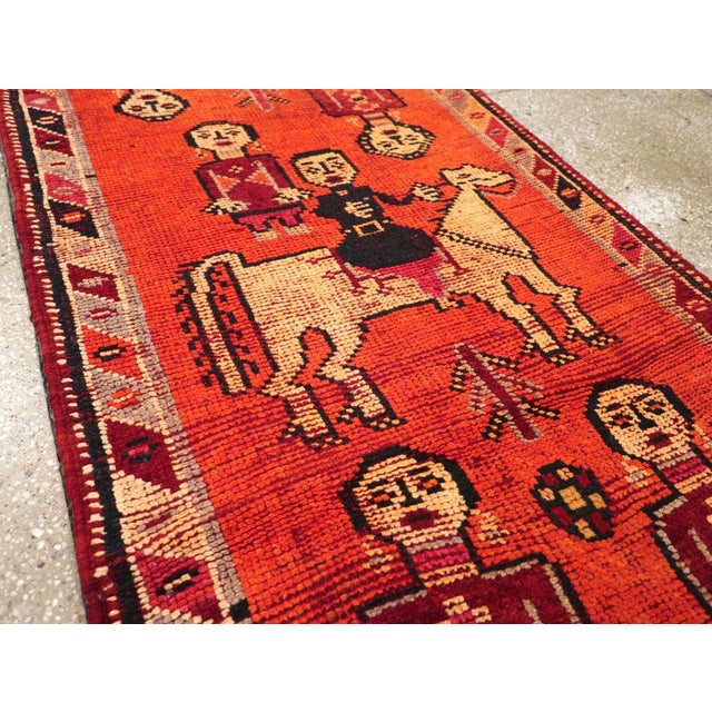Mid 20th Century Galerie Shabab Collection Mid-20th Century Turkish Anatolian Rug For Sale - Image 5 of 10