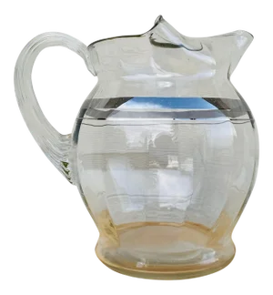 Vintage Mid-Century Modern Glass Pitcher
