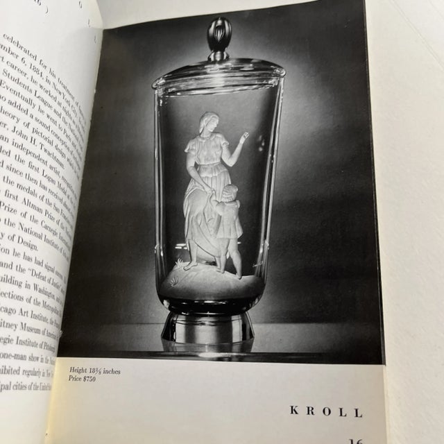 Paper 1940 Designs in Glass Steuben Book For Sale - Image 7 of 11