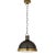 Thomas O'Brien for Visual Comfort Signature Hicks Large Pendant in Bronze & Hand-Rubbed Antique Brass with Acrylic Diffuser For Sale