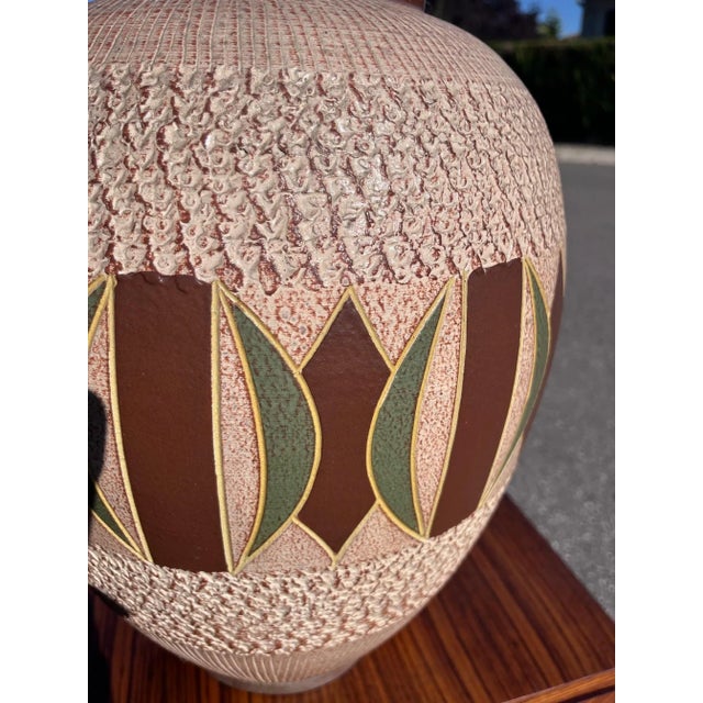 Mid-Century Modern Large Ceramic Vase, 1950s For Sale - Image 3 of 8