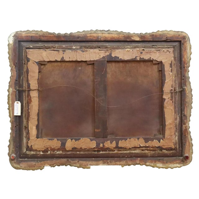 18th C, 1700s Antique, French School, Fete Champetre, Gold Frame, Oil Painting! For Sale - Image 4 of 6