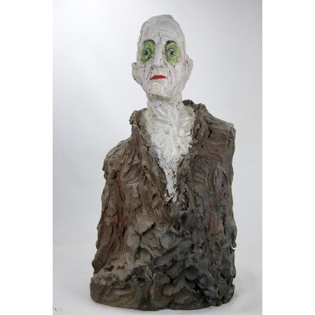Figurative Ceramic Bust Sculpture by Óscar Aldonza Torres, 2021 For Sale - Image 11 of 18