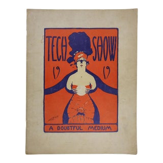 1919 Tech Show m.i.t. Souvenir Program a Doubtful Medium Book For Sale