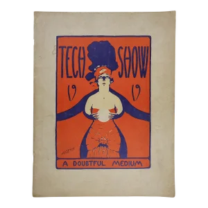 1919 Tech Show m.i.t. Souvenir Program a Doubtful Medium Book