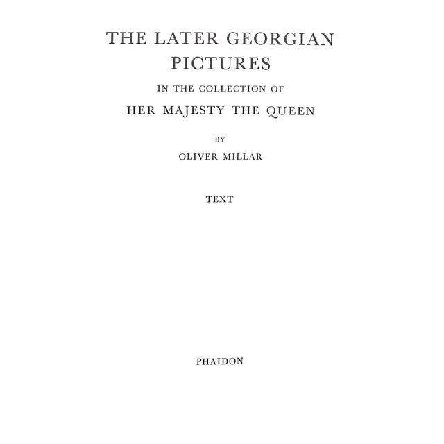 Traditional "The Later Georgian Pictures in the Royal Collection: Text & Plates 2 Volume Set" 1969 Millar, Oliver For Sale - Image 3 of 12