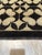 10x14 Black Hand-Knotted Wool Linked Quatrefoils Geometric Modern Carpet Rug For Sale In New York - Image 6 of 6