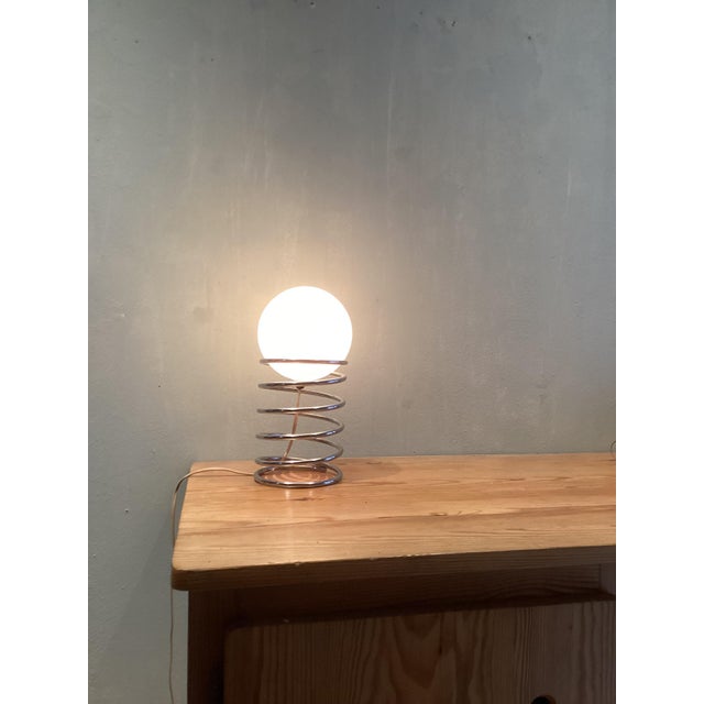 Spiral Spring Lamp, 1970 For Sale - Image 6 of 7