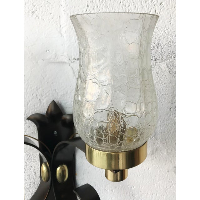 Mid-Century Modern 1960s Mid-Century Modern Atelier Jean Perzel Signed Sconce For Sale - Image 3 of 5