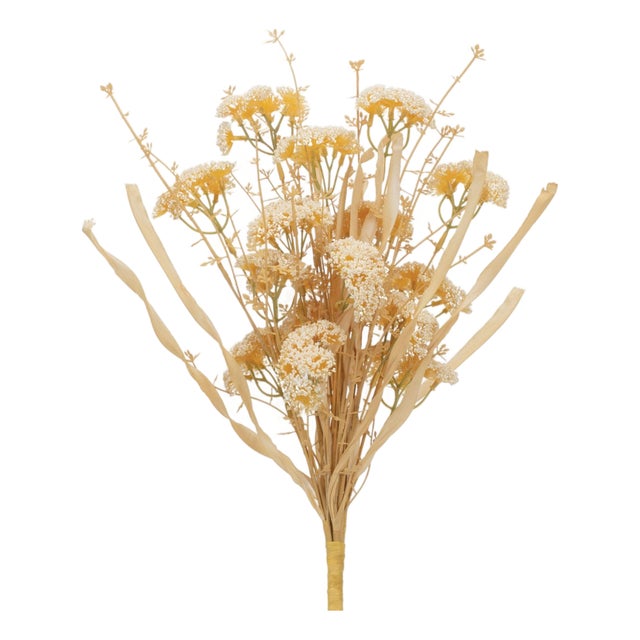 Beige Floral Grass Bush (Set of 2) For Sale