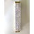 Contemporary rectangular wall sconces made in clear and blue “graniglia” murano glass - set of two the metal frame in a...