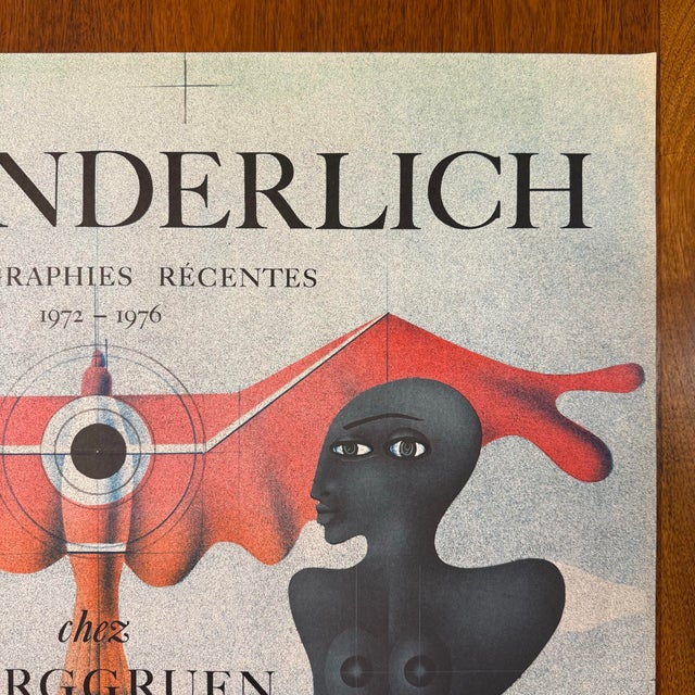 Paul Wunderlich 1976 Paul Wunderlich Lithographs Exhibition Poster For Sale - Image 4 of 12