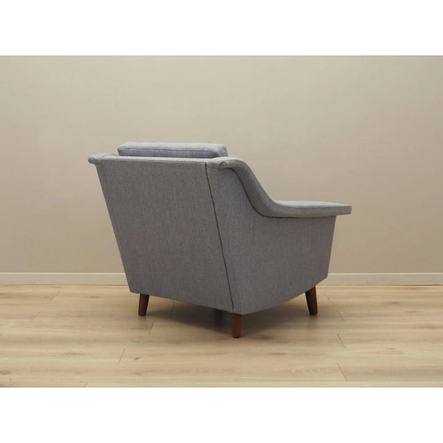 Danish Grey Armchair, 1960s For Sale - Image 6 of 16