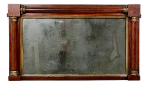 Early 19th Century Oak Overmantel Mirror