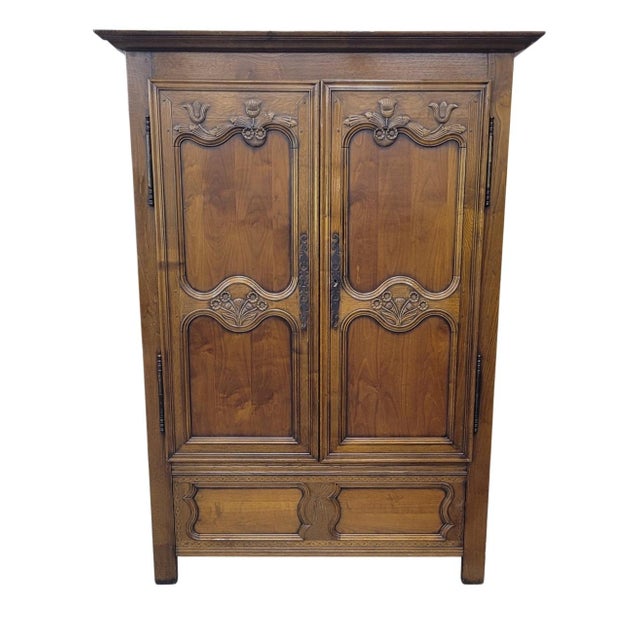Antique Fine Carved French Wardrobe Armoire For Sale - Image 15 of 15