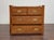 Midcentury Bamboo and Mahogany Chest of Drawers With Campaign-Style Brass Pulls For Sale - Image 12 of 12