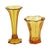 Art Deco Luxval Series Américain Vases in Amber Glass from Val Saint Lambert, 1935, Set of 2 For Sale - Image 16 of 18