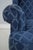 Broyhill Roll Arm Blue Upholstered Wing Chair For Sale - Image 15 of 18