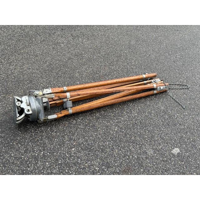 Vintage Camera Wood Tripod Stand, 1922 For Sale - Image 6 of 7