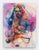 The artwork explores themes of masculinity through a vibrant interplay of colors and textures, blending oil, acrylic, and...