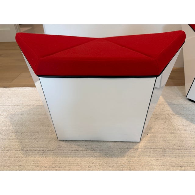 Red Washington Prism Lounge Chair by David Adjaye For Sale - Image 8 of 11