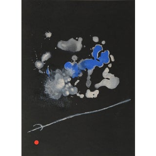 Joan Miro, Surreal Composition in Blue, Lithograph For Sale