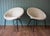 Wood Mid-Century Modern Bauhaus Satellite Cocktail Lounge Chairs in Wicker and Steel by Lloyd Loom for Lusty, 1950s, Set of 2 For Sale - Image 7 of 18