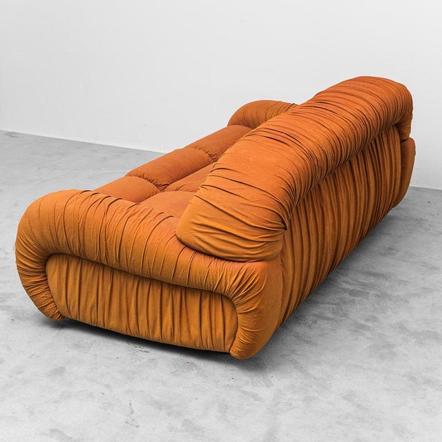 Califfo 3-Seater Fabric Sofa, from Beka, 1970s For Sale - Image 3 of 11