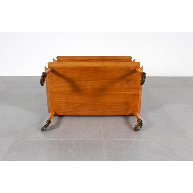 Vintage Italian Serving Cart in Bent Plywood, 1950s For Sale - Image 18 of 18