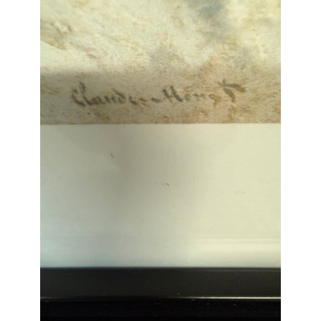 Impressionist Claude Monet "Adolph in Garden" + "The Magpie" Reproduction Prints, Set of Two For Sale - Image 3 of 12